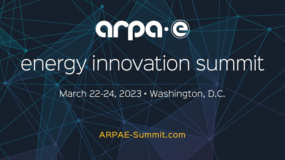 We are exhibiting at the ARPA-E Energy Innovation Summit.