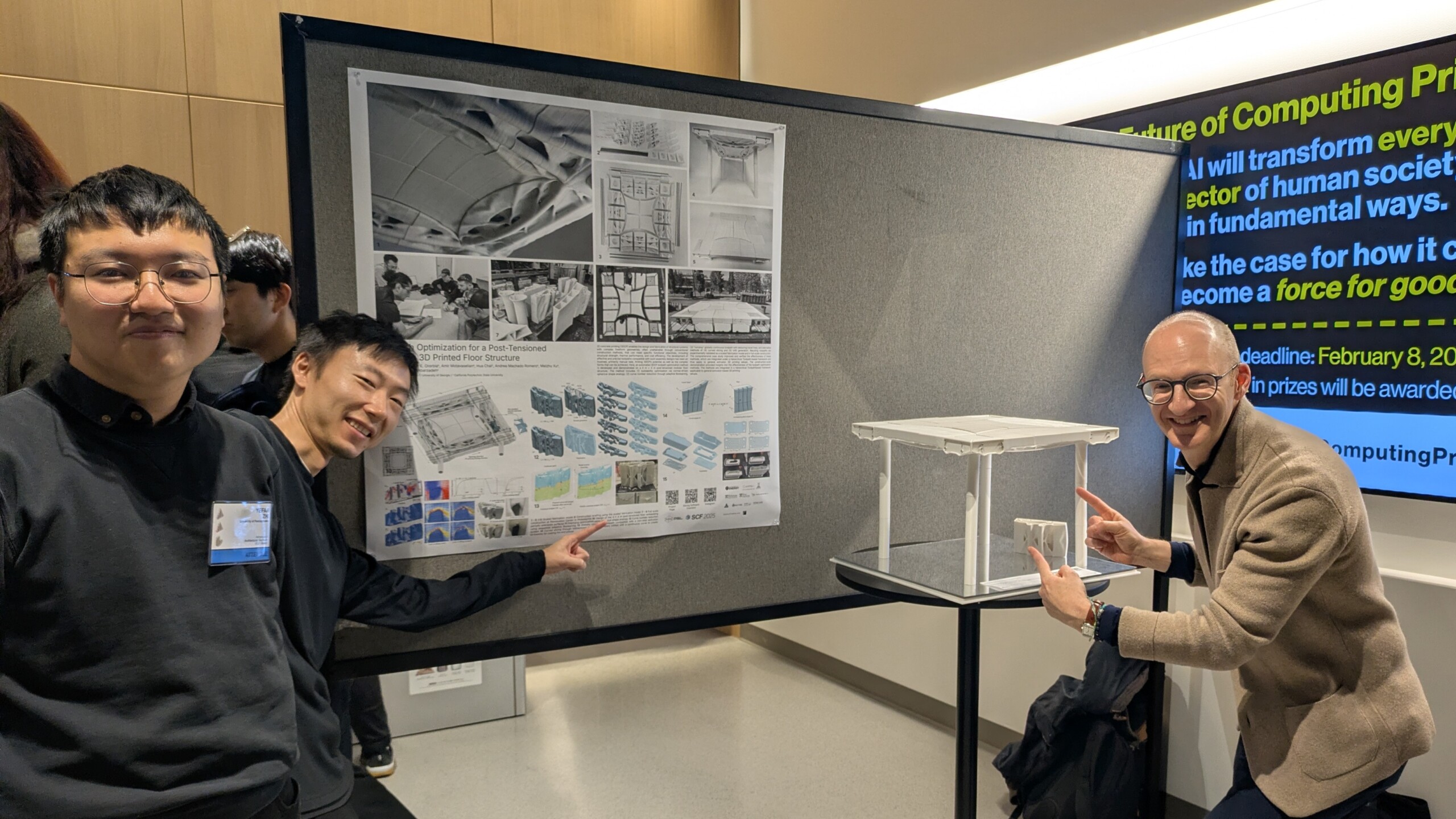 Yefan Zhi demonstrates at ACM Symposium on Computational Fabrication 2025